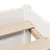 Produktbild 9 för Säng med bokhylla utan madrass vit 140x190cm massiv furu