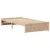 Produktbild 8 för Säng med bokhylla utan madrass 75x190cm massiv furu