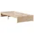 Produktbild 5 för Säng med bokhylla utan madrass 90x190cm massiv furu