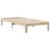 Produktbild 8 för Säng med bokhylla utan madrass 90x190cm massiv furu