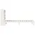 Produktbild 5 för Säng med bokhylla utan madrass vit 90x190cm massiv furu