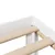Produktbild 9 för Säng med bokhylla utan madrass vit 140x190cm massiv furu