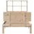 Produktbild 4 för Säng med bokhylla utan madrass 90x190cm massiv furu