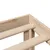 Produktbild 9 för Säng med bokhylla utan madrass 100x200cm massiv furu
