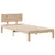 Produktbild 8 för Säng med bokhylla utan madrass 75x190cm massiv furu
