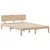 Produktbild 8 för Säng med bokhylla utan madrass 140x190cm massiv furu