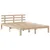Produktbild 8 för Säng med bokhylla utan madrass 140x190cm massiv furu