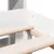 Produktbild 9 för Säng med bokhylla utan madrass vit 120x200 cm massiv furu