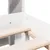 Produktbild 9 för Säng med bokhylla utan madrass vit 150x200cm massiv furu