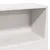 Produktbild 9 för Säng med bokhylla utan madrass vit 100x200cm massiv furu