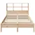 Produktbild 4 för Säng med bokhylla utan madrass 140x190cm massiv furu