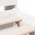 Produktbild 9 för Säng med bokhylla utan madrass vit 140x190cm massiv furu