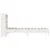 Produktbild 5 för Säng med bokhylla utan madrass vit 90x190cm massiv furu