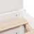 Produktbild 10 för Säng med bokhylla utan madrass vit 180x200cm massiv furu