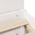 Produktbild 10 för Säng med bokhylla utan madrass vit 120x200 cm massiv furu