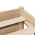 Produktbild 10 för Säng med bokhylla utan madrass 75x190cm massiv furu