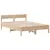 Produktbild 8 för Säng med bokhylla utan madrass 140x190cm massiv furu