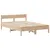 Produktbild 8 för Säng med bokhylla utan madrass 135x190cm massiv furu