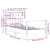 Produktbild 11 för Säng med bokhylla utan madrass 75x190cm massiv furu