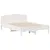 Produktbild 8 för Säng med bokhylla utan madrass vit 160x200cm massiv furu