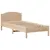 Produktbild 8 för Säng med bokhylla utan madrass 75x190cm massiv furu