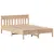 Produktbild 5 för Sängram utan madrass 120x190 cm massiv furu