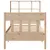 Produktbild 4 för Sängram utan madrass 90x190 cm massiv furu