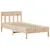 Produktbild 5 för Sängram utan madrass 90x190 cm massiv furu
