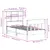 Produktbild 12 för Sängram utan madrass 75x190 cm massiv furu