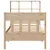 Produktbild 4 för Sängram utan madrass 75x190 cm massiv furu