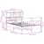 Produktbild 11 för Sängram utan madrass vit 120x200 cm massiv furu