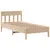 Produktbild 5 för Sängram utan madrass 100x200 cm massiv furu
