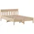 Produktbild 5 för Sängram utan madrass 140x190 cm massiv furu