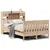 Produktbild 2 för Sängram utan madrass 135x190 cm massiv furu