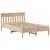 Produktbild 5 för Sängram utan madrass 135x190 cm massiv furu