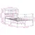 Produktbild 11 för Sängram utan madrass vaxbrun 135x190 cm massiv furu