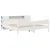 Produktbild 3 för Sängram utan madrass vit 180x200 cm massiv furu