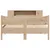 Produktbild 4 för Sängram utan madrass 140x190 cm massiv furu