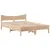 Produktbild 5 för Sängram utan madrass 120x190 cm massiv furu