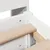 Produktbild 9 för Sängram utan madrass vit 200x200 cm massiv furu