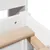 Produktbild 9 för Sängram utan madrass vit 160x200 cm massiv furu