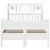 Produktbild 4 för Sängram utan madrass vit 120x190 cm massiv furu
