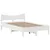 Produktbild 5 för Sängram utan madrass vit 120x190 cm massiv furu
