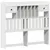 Produktbild 6 för Sängram utan madrass vit 120x190 cm massiv furu