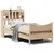 Produktbild 2 för Sängram utan madrass 90x190 cm massiv furu
