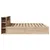 Produktbild 6 för Sängram utan madrass 200x200 cm massiv furu