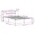 Produktbild 12 för Sängram utan madrass vit 135x190 cm massiv furu