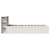 Produktbild 6 för Sängram utan madrass vit 100x200 cm massiv furu
