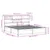 Produktbild 12 för Sängram utan madrass 180x200 cm massiv furu