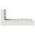 Produktbild 6 för Sängram utan madrass vit 100x200 cm massiv furu
